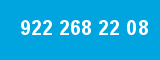 922 268 22 08 922 268 22 08